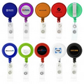 Round Shaped Retractable Badge Holder (Direct Import - 10 Weeks Ocean)